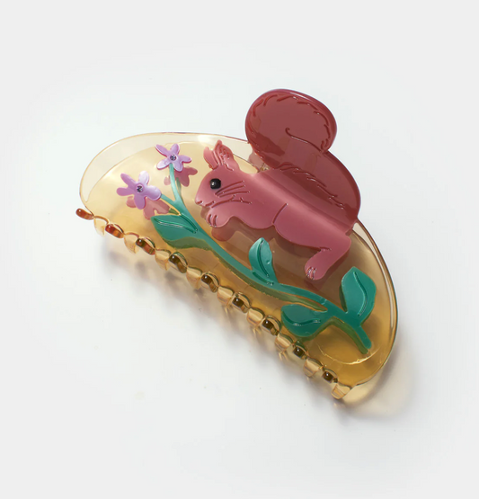 Wild Violet Squirrel Claw