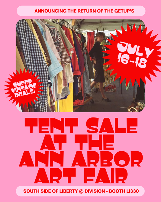 Ann Arbor Art Fair Tent Sale!