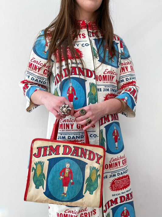 Mending Monday: 1970s Feedsack Coat Edition