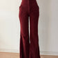 1970s Vintage Soft Brick Red Corduroy Pants by "Rhythm and Blues" - 26"