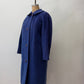 1950s Vintage Purple and Teal Wool Dress Swing Coat