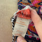 1970's Vintage Paisley Belted Shift Dress Made in USA by City Scene Plus VOLUP