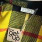 1960s Yellow Plaid Buckle Poncho Capelette by King of the Ponchos