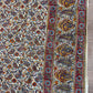 1970s Vintage Indian Cotton Hand Block Printed Uncut Fabric Yardage - Red / Yellow / Blue / Paisley - 98" x 64" (#5)