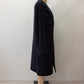 1960s Vintage Pure 100% Mongolian Cashmere Navy Blue Dress Coat