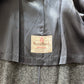 1960s Vintage Gray Harris Tweed Scottish Wool Coat