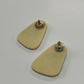 1980s Vintage Mother of Pearl Cloud Inlay Earrings