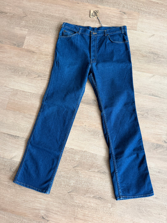 1970s Vintage Orange Tab Dark Wash 481 Levi's for Men Denim Jeans