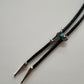 1970s Vintage Saddle Horse Riding Bolo Tie Necklace