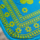 Late 1960s - early 1970s Vintage Sunflower by Cannon Bedspread Tapestry Blanket - Full Size