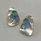 1980s Vintage Mother of Pearl Cloud Inlay Earrings