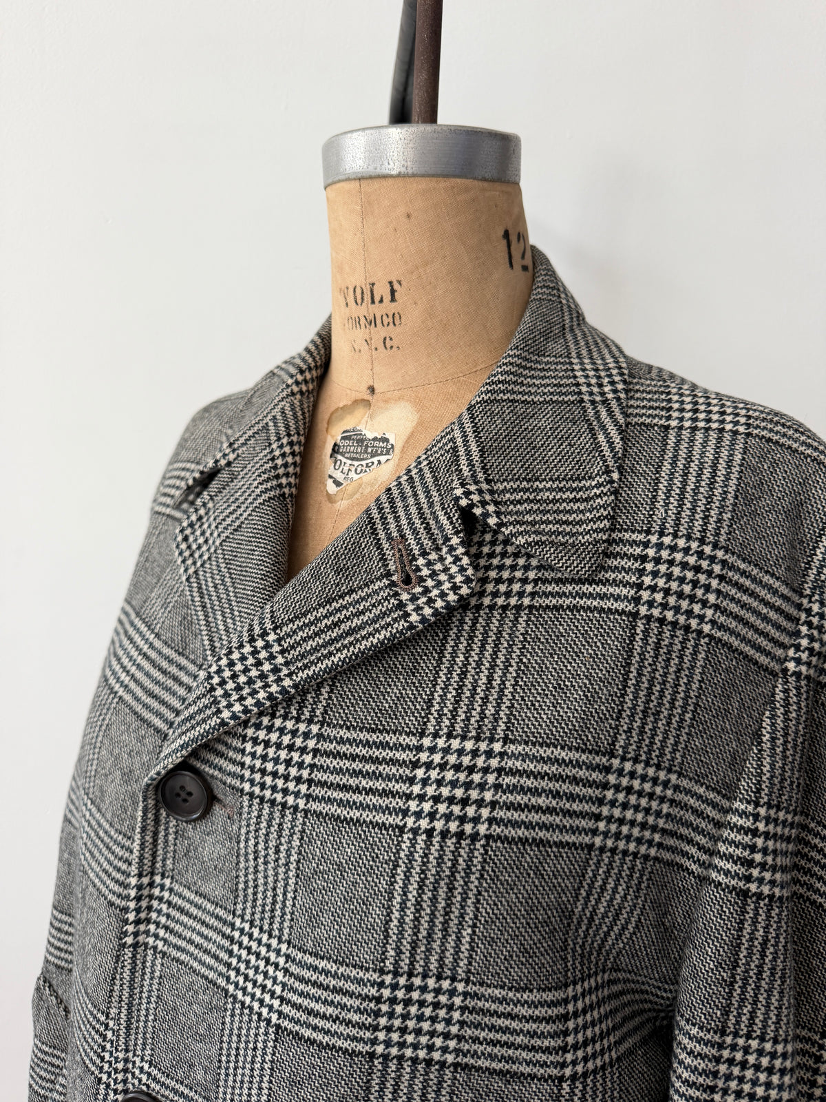 1960s Wool Harris Tweed Dress Jacket
