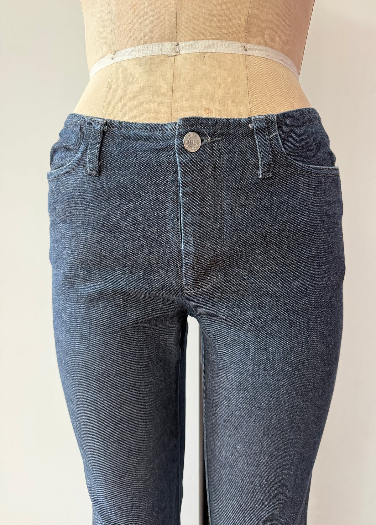 2000s Y2K Polo Jeans Co Ralph Lauren Low Rise Flare Denim Jeans