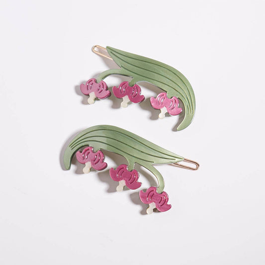 Bleeding Heart Barrette Set | Winona Irene
