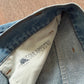 1970s Vintage Orange Tab Light Wash Levi's Jeans - 34" x 34"