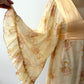 1970s Vintage Gunne Sax by Jessica Angel Kimono Bell Sleeve Maxi Wedding Bridal Dress in Seashell Siren Print
