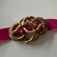 Early 1900s Antique Vintage Victorian Lover's Knot Brooch Choker or Pendant Necklace