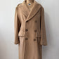 1970s Vintage Wide Lapel Lakeland Camel Wool Dress Coat