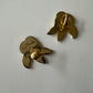 1990s Vintage Laurel Birch "Deco Rose" Clip On earrings