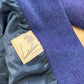 1950s Vintage Purple and Teal Wool Dress Swing Coat