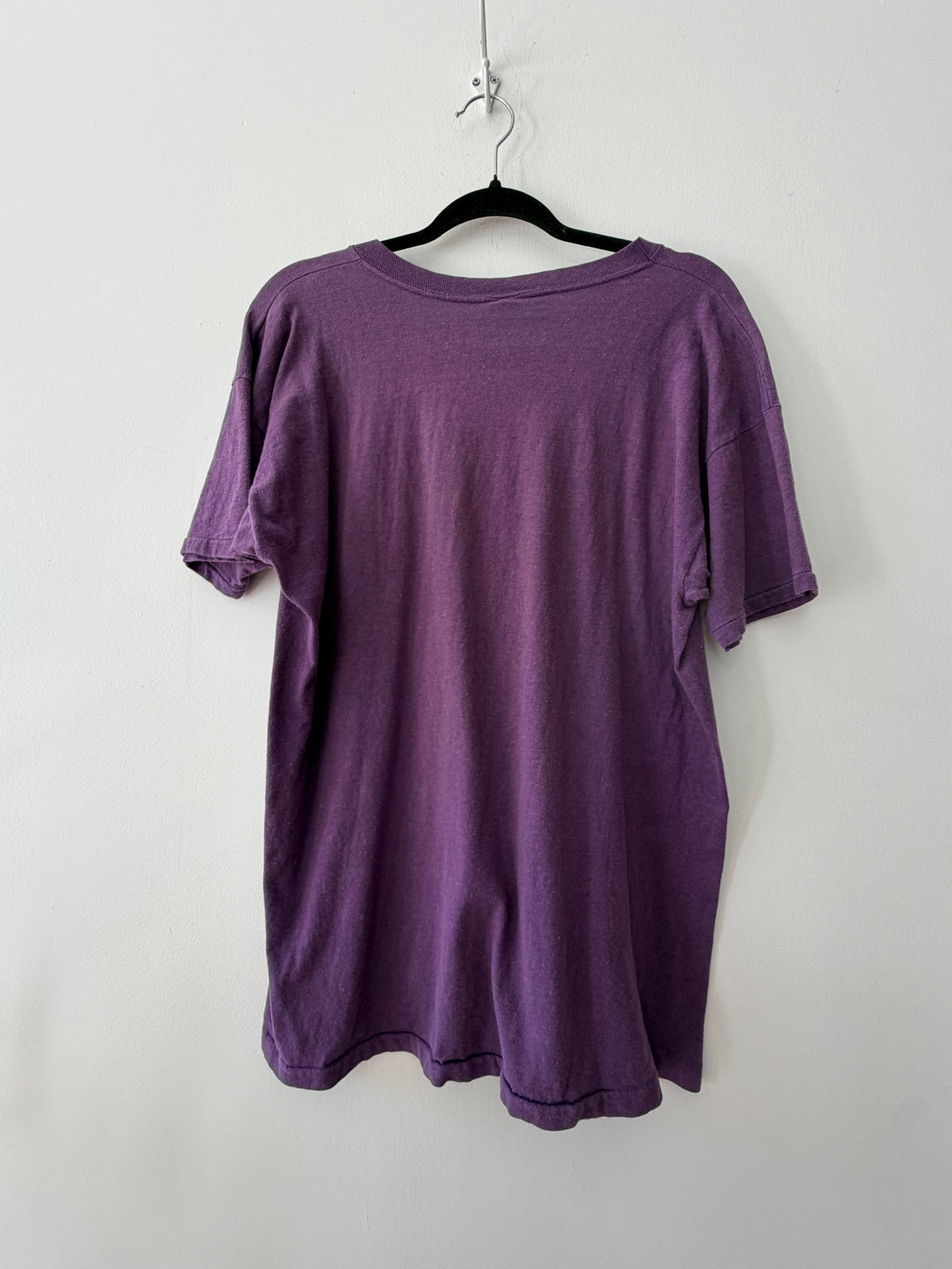 1960s Vintage Purple HFCC Henry Ford Community College Cotton Tee - Mayo Spruce Tag U.S.A. Made