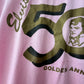 1984 Vintage Pink Elvis Presley Golden Anniversary Thin Tee