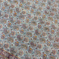 1970s Vintage Indian Cotton Hand Block Printed Uncut Fabric Yardage - 80" x 92" (#10)