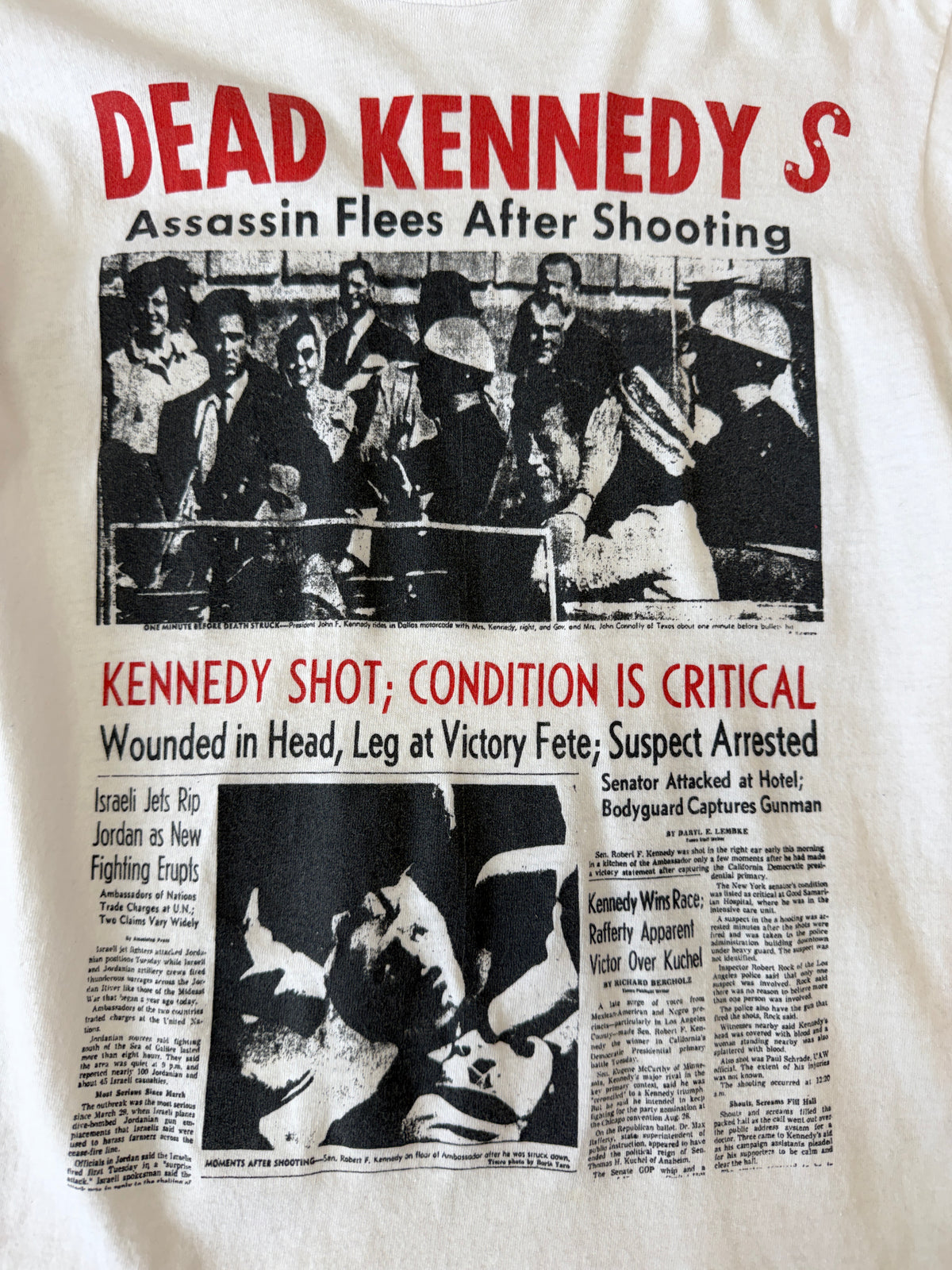1980s Vintage Dead Kennedys Double Assassin T-shirt