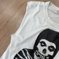 1980s Vintage The Misfits Bootleg Cut Off Sleeve T-shirt