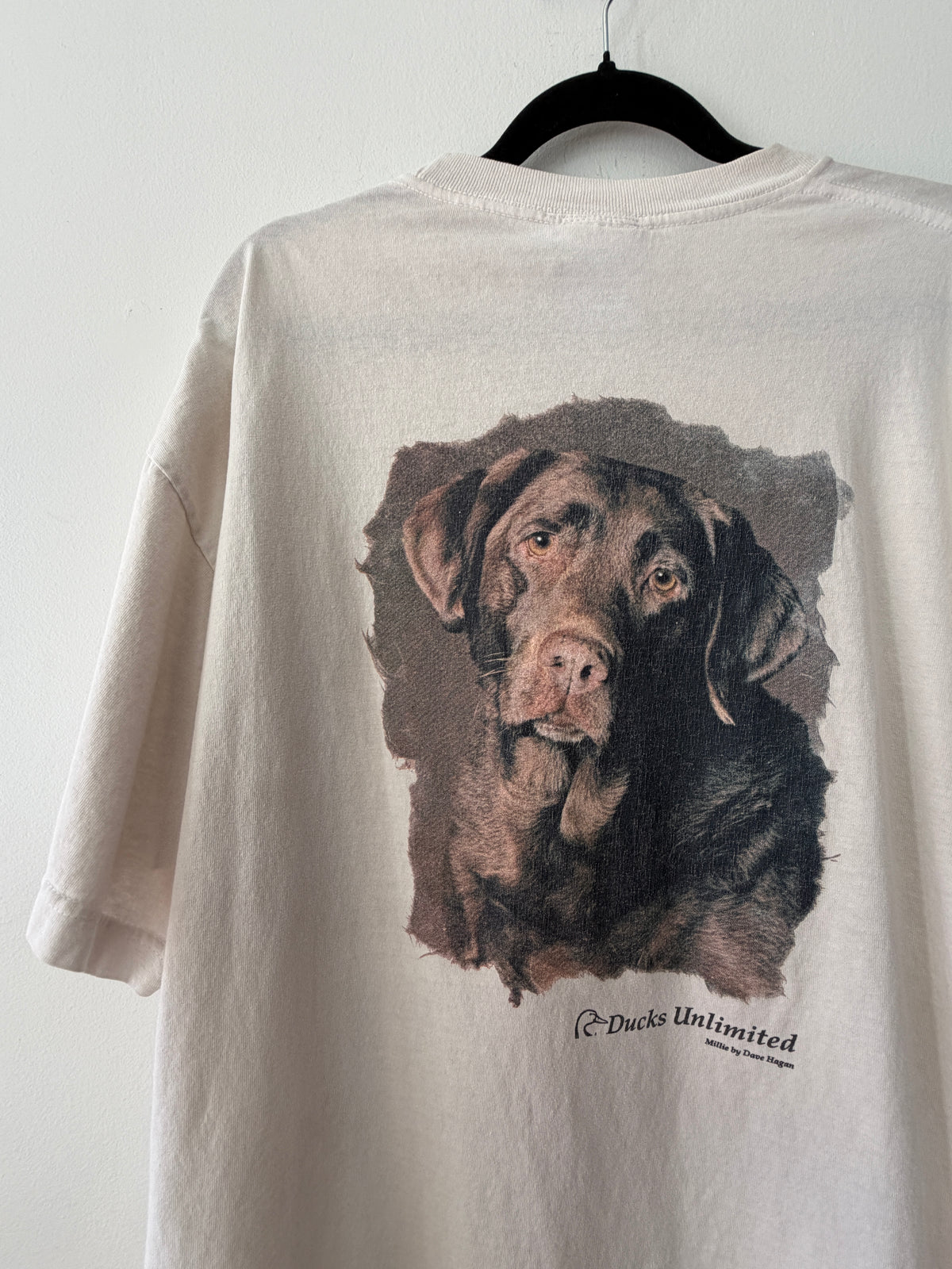 1990s Vintage Ducks Unlimited Chocolate Lab Tee - U.S.A. Made