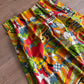 1960s - 1970s Vintage Pair of Iconic Groovy Flower Power Hippie Cotton Curtains