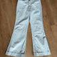 1960s - 1970's Levi's "BIG E" High Waisted Cotton Light Blue Wash Denim Bellbottom Pants - 34" x 31"