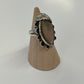 1970s Vintage Mother of Pearl Leaf Southwest Ring - Size 6.5