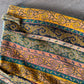 1960s Vintage Handmade Groovy Tapestry Bellbottom Pants - 32" x 28"