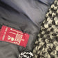 1980s Vintage Black & White Shaggy Knit Coat