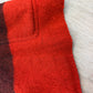 1950s Vintage Hudson Bay Red and Back Point Stripe Blanket Jacket Coat