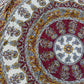 1970s Vintage Indian Cotton Hand Block Printed Uncut Fabric Yardage - Mustard / Gray / Elephants - 156" x 92" (#1)