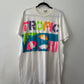 1990s Vintage Neon Tropic Beach T-Shirt - Made in Ireland