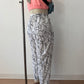 1990's Vintage Splatter Paint Velcro Roundhouse Pants