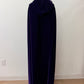 1950s - 1960s Vintage Deep Purple Velvet with Rhinestone Buttons Full Length Cape Cloak with Hood