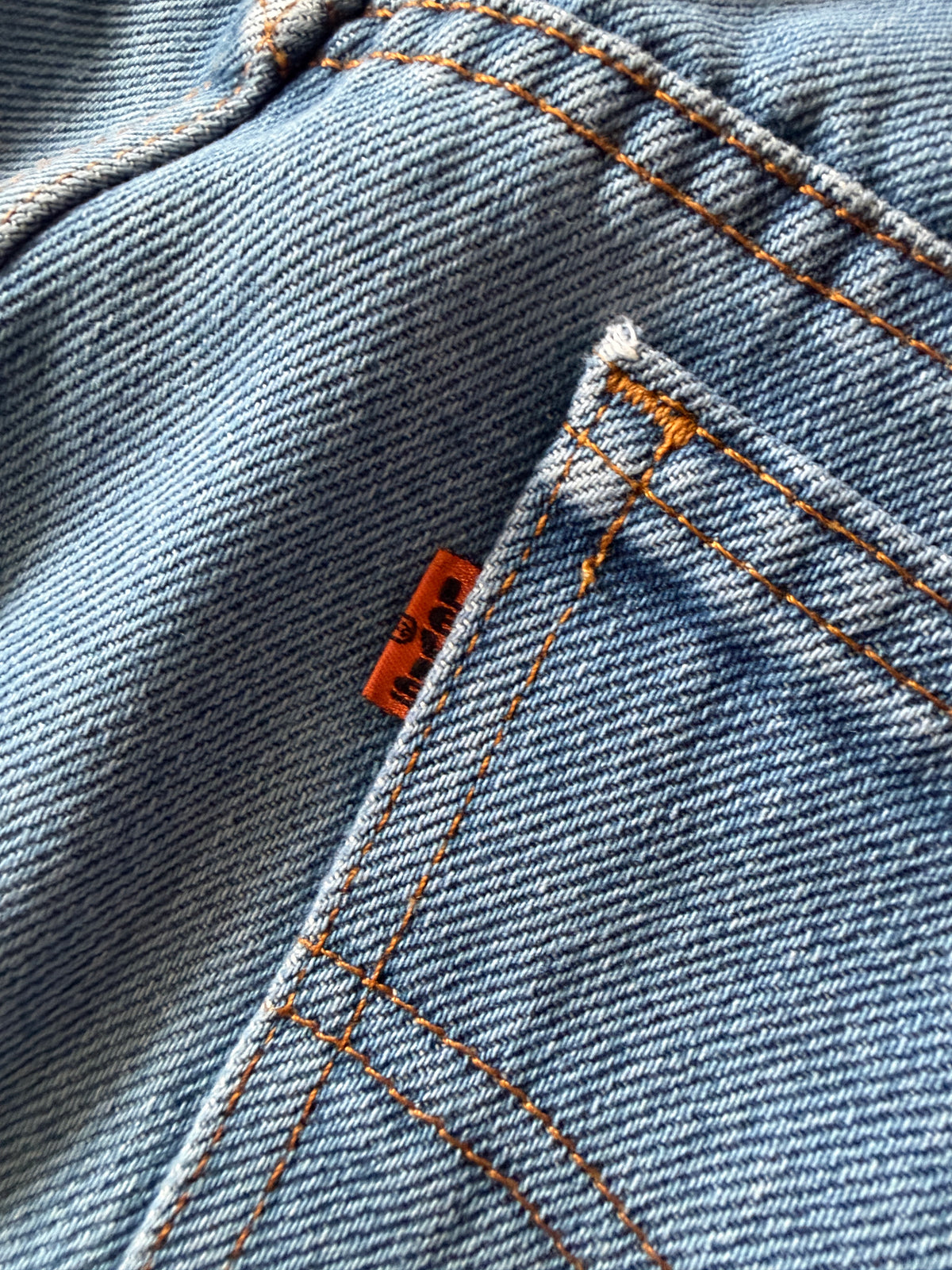 1970s Vintage Levi's Orange Tab Straight Leg Jeans - 34" x 26"