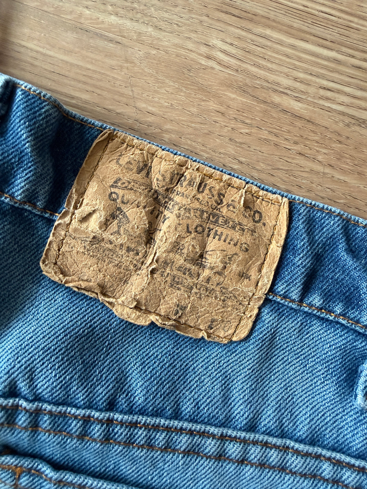 1970s Vintage Levi's Orange Tab Straight Leg Jeans - 34" x 26"