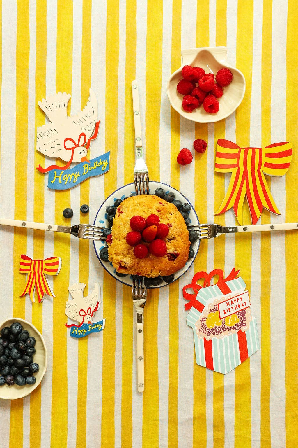 Happy Birthday Bird Die Cut Card | Isatopia