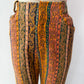 1960s Vintage Handmade Groovy Tapestry Bellbottom Pants - 32" x 28"