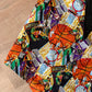 2000's Y2K Vintage Nicole Miller Novelty Print Basketball Vest 100% Silk