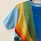 1970s - 1980s Vintage Hot Air Balloon Photorealist Print Shirt