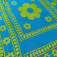 Late 1960s - early 1970s Vintage Sunflower by Cannon Bedspread Tapestry Blanket - Full Size