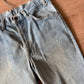 1970s Vintage Orange Tab Light Wash Levi's Jeans - 34" x 34"