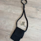 1990s Y2K Vintage The Sak Lined Crochet Mini Crossbody
