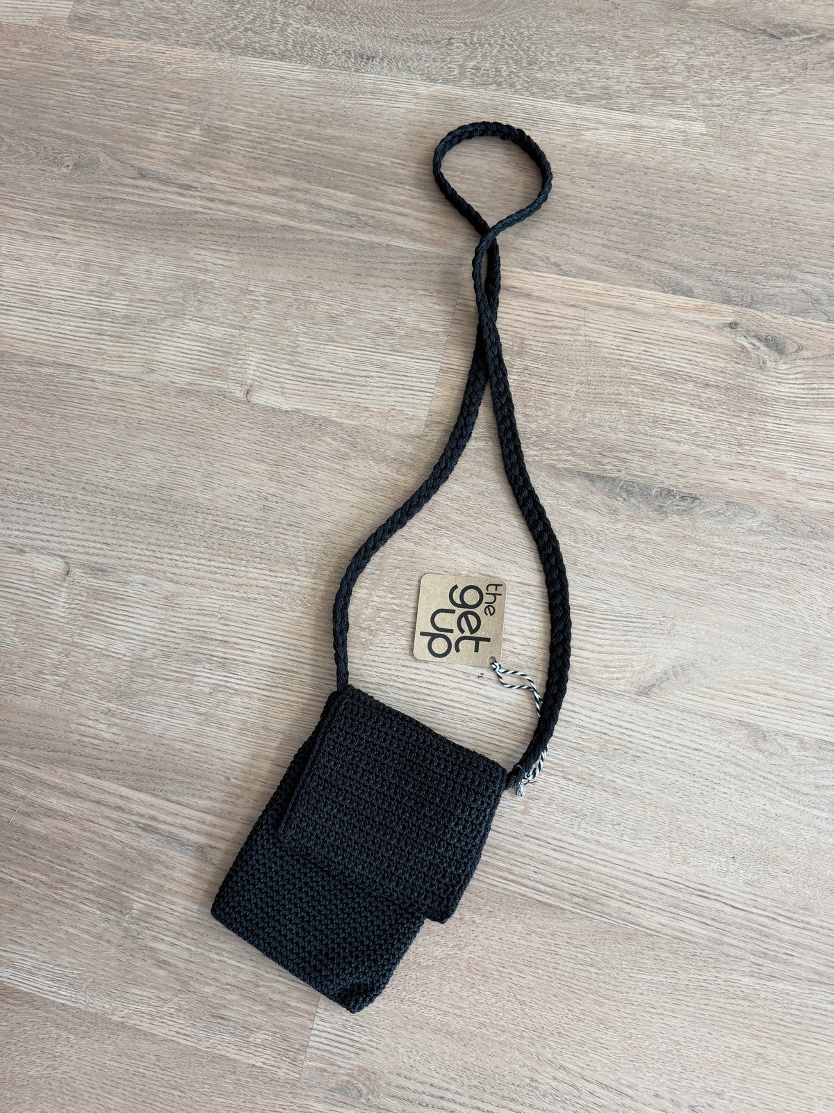1990s Y2K Vintage The Sak Lined Crochet Mini Crossbody